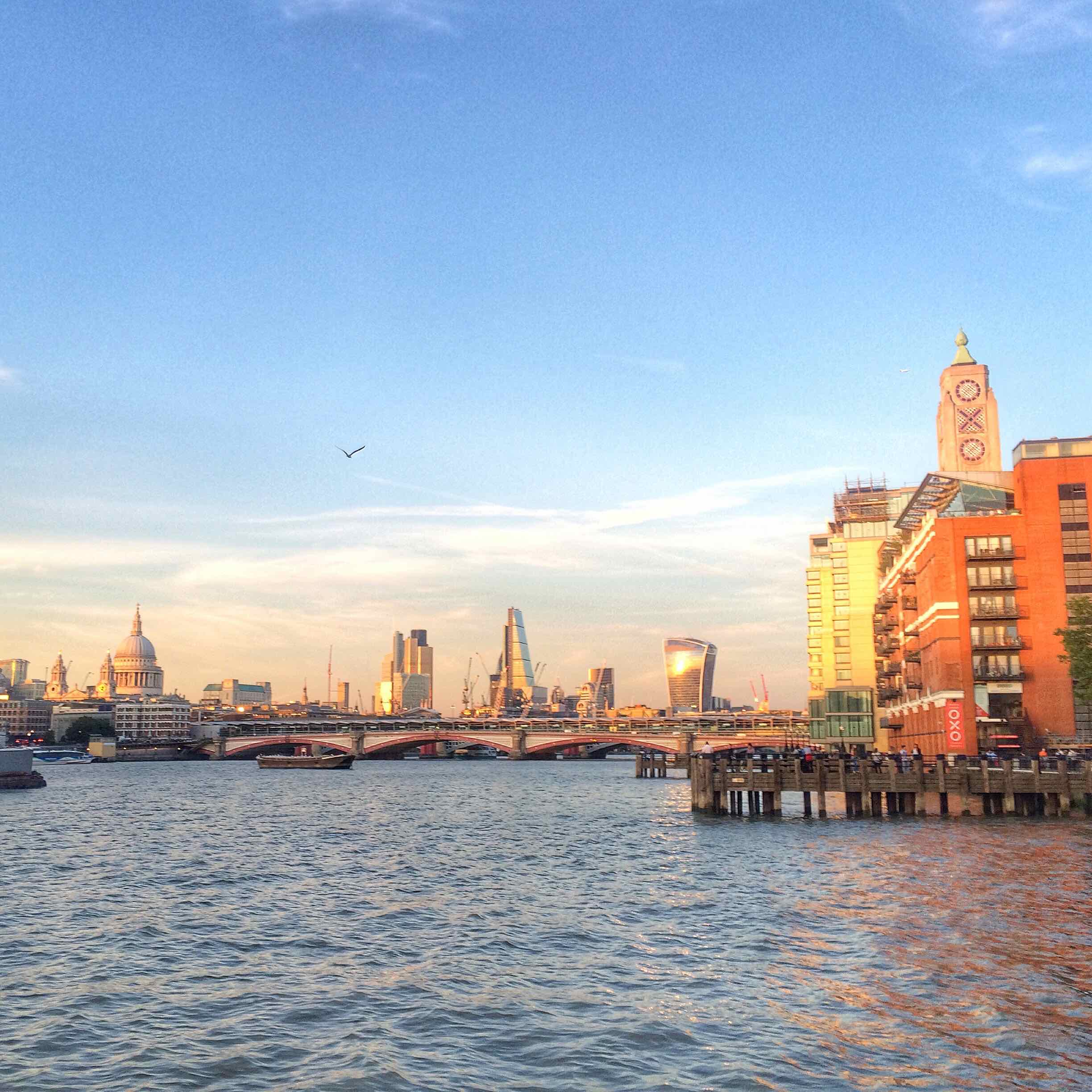 Sunset, SouthBank, London